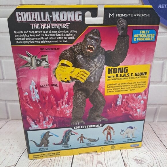 Monsterverse Godzilla Evolved x Kong With Beast Glove The New Empire NIB - Picture 8 of 10